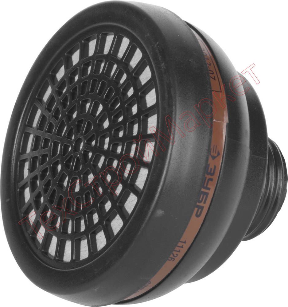 Фильтр ЗУБР "ЭКСПЕРТ" сменный для полнолицевой маски, тип А2 от органических паров, 1 шт