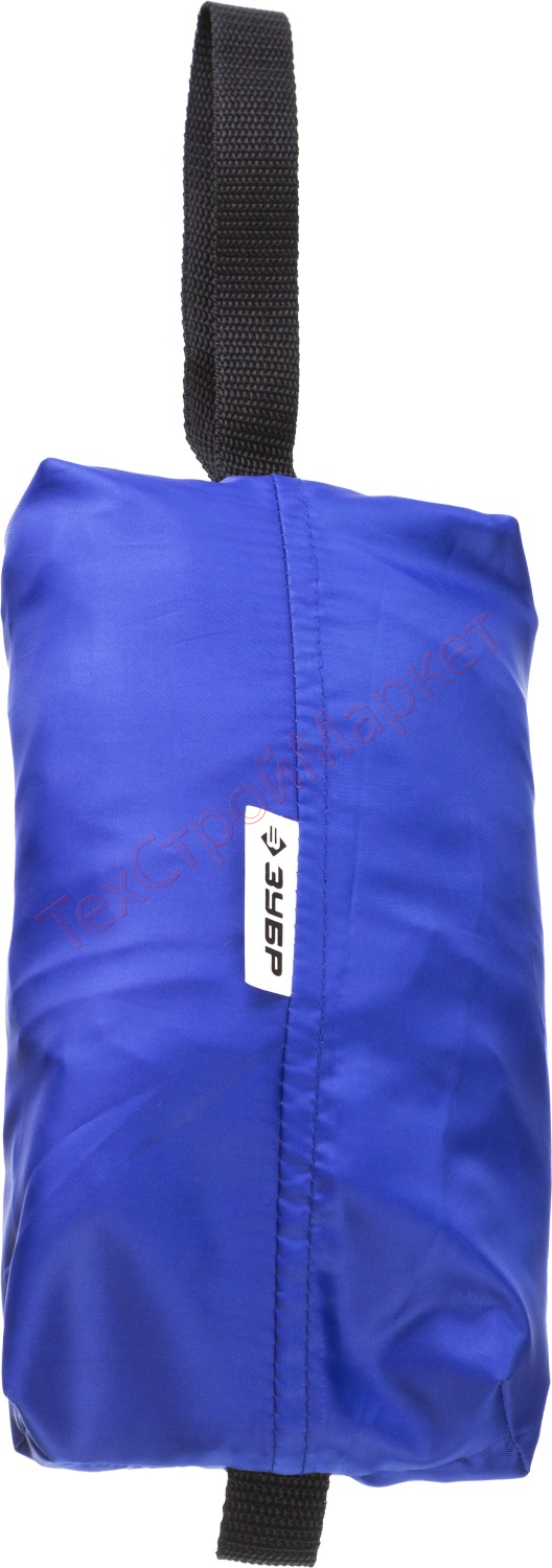 Плащ-дождевик ЗУБР 11615, нейлоновый, синий цвет, универсальный размер S-XL