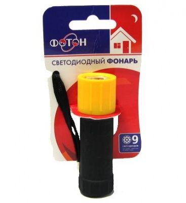 Светодиодный фонарь Фотон MR-0209 (3хR03) Yellow (9 светодиодов) 21180