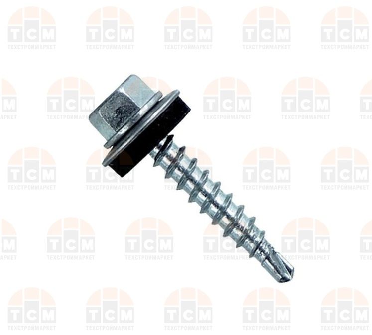 Саморез кровельный 4,8*28мм - оцинкованный (Р)