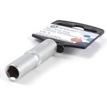 Головка торцевая глубокая КОБАЛЬТ 1/4", 7 мм, Cr-V