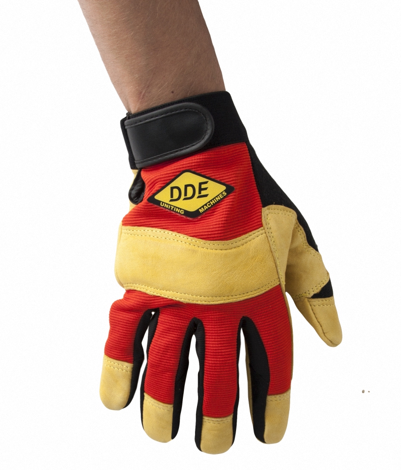 Перчатки DDE vibro-PROTECT кожа /спандекс, размер L