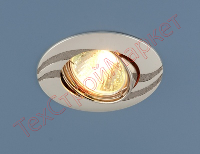 Точечный светильник Elektrostandard 8012 MR16 поворотный PS/N перл. серебро/никель a032291