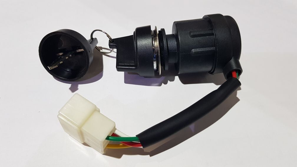 Замок зажигания для генераторов UNITED PARTS универсальный, с ключом / 5 контактов