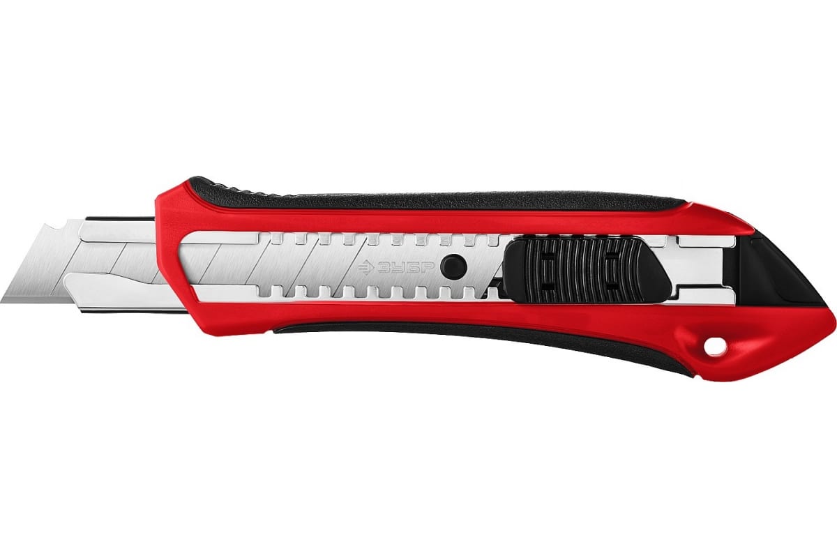 Нож с автостопом М-18А, сегvент. лезвия 18 мм, ЗУБР