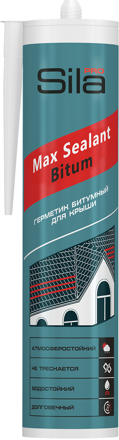 Герметик битумный для крыши SILA PRO MAX SEALANT BITUM 