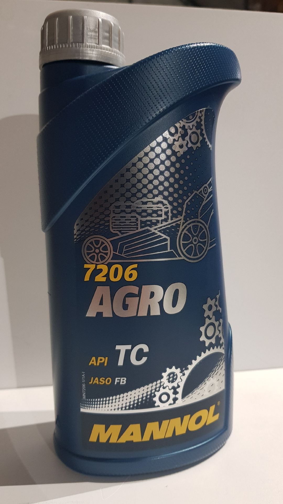 Моторное масло минеральное 2-х тактное 1литр MANNOL AGRO (1л.)