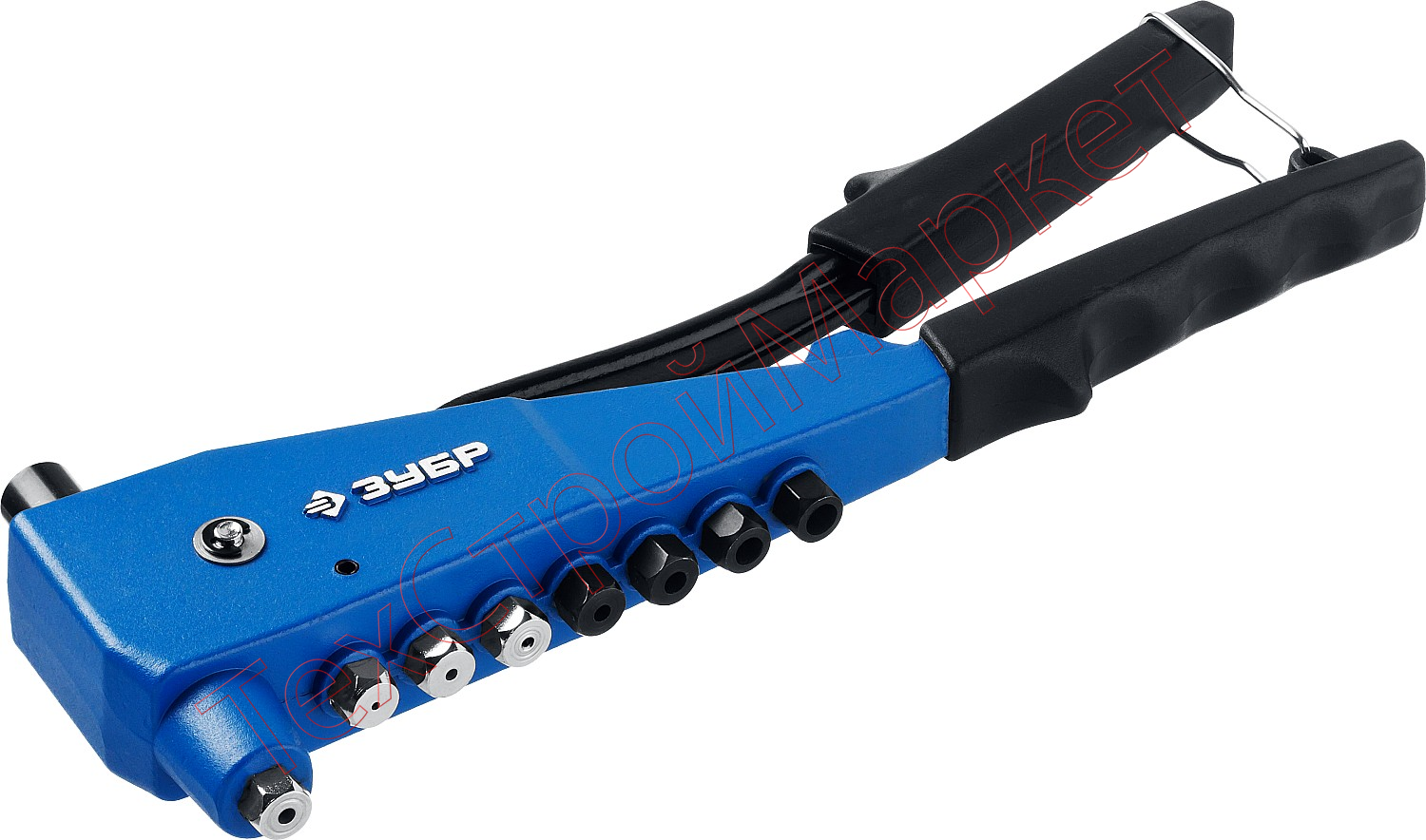 Заклепочник для резьбовых М3-М6, для вытяжных 2.4-4.8 мм - алюминий, сталь; 2.4-4.0 мм - нерж. сталь, Профессионал ЗУБР "К-М6" 