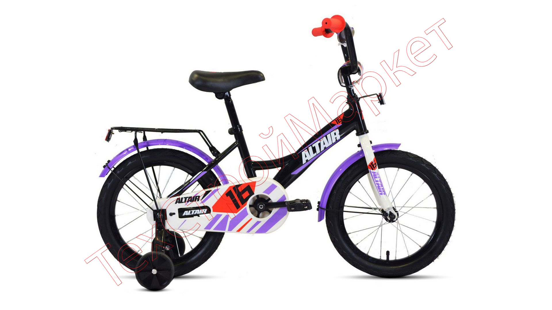 Велосипед ALTAIR KIDS 20 (20" 1 ск. рост 13") 2019-2020, черный/белый