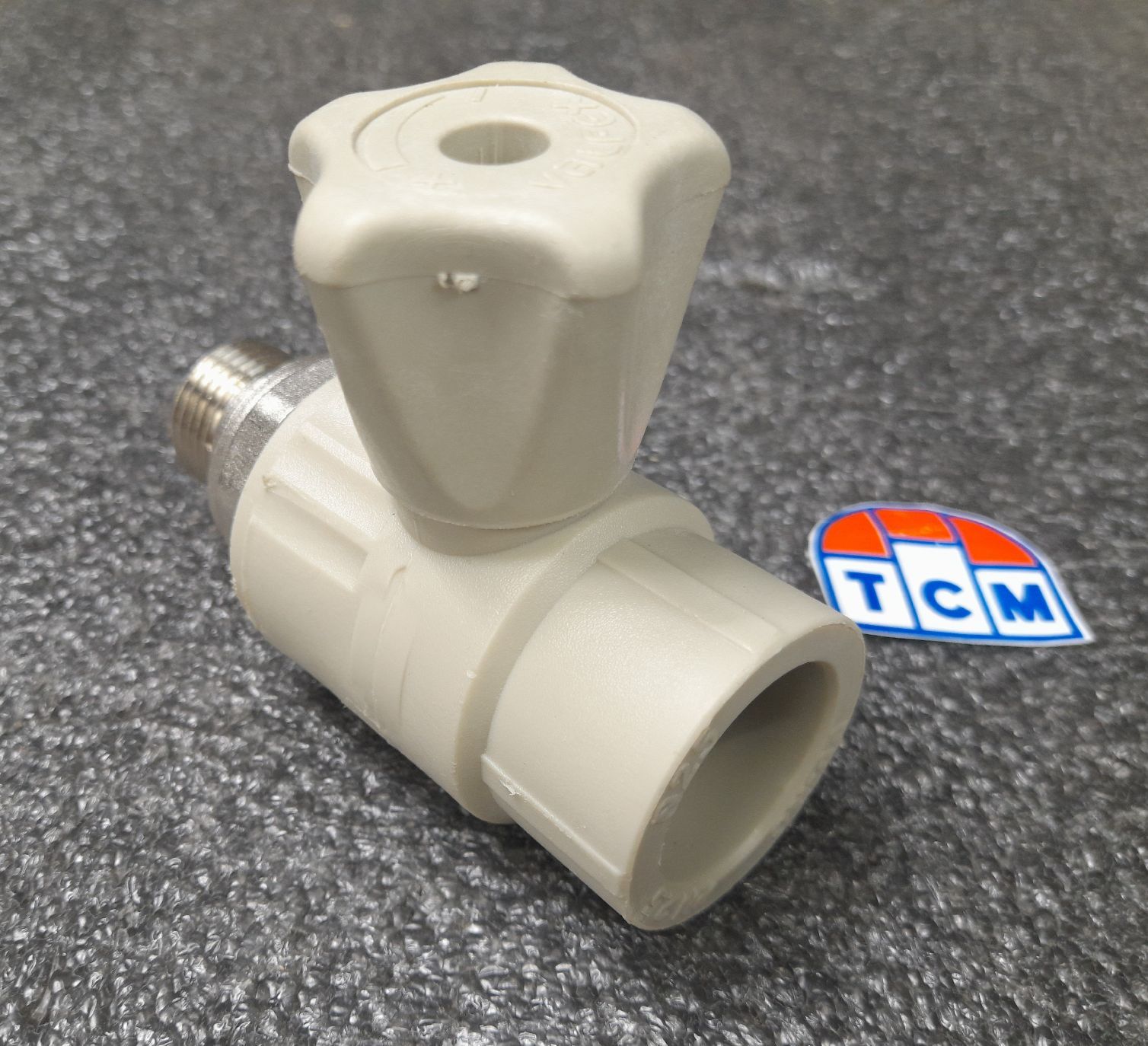 Кран шаровой для радиатора прямой 25х3/4" (50/10) (Valfex) СЕРЫЙ