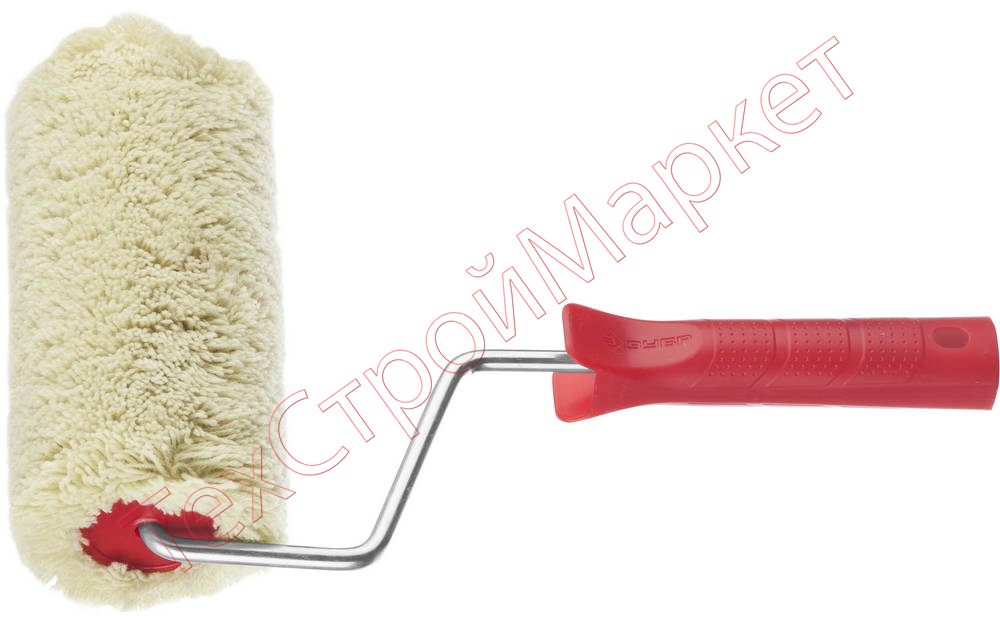 Валик ФАСАДНЫЙ "СИНТЕКС", полиакрил, ворс 18мм, ручка 8мм, d=58/250мм, ЗУБР Эксперт