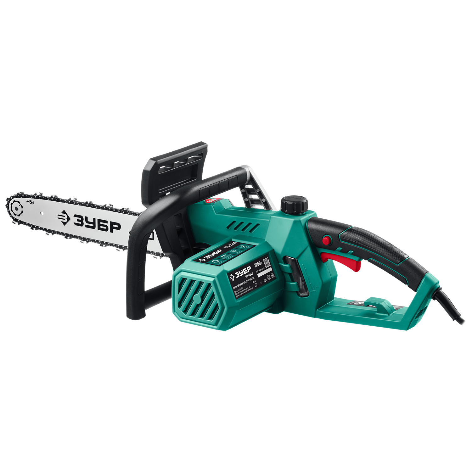 Пила цепная электрическая ЗУБР  2200 Вт, 40 см шина