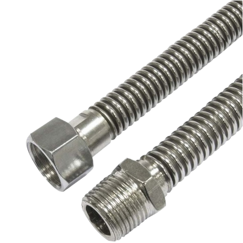 Подводка гибкая для газа 3/4" г.ш. 0,8 м сильфонная (10/1) VALFEX 