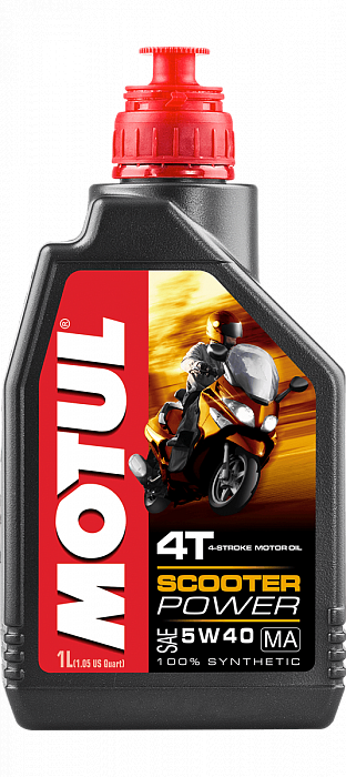 Масло Scooter power 4T MA 5w40 (1л) PS MOTUL