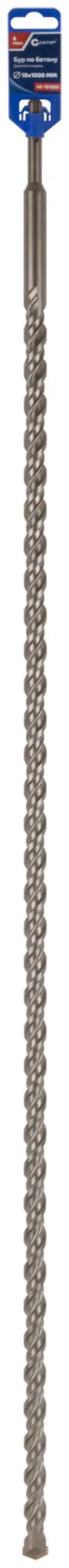 Бур по бетону, SDS-Max с крестовым наконечником, 18x1000 мм CUTOP Profi Plus