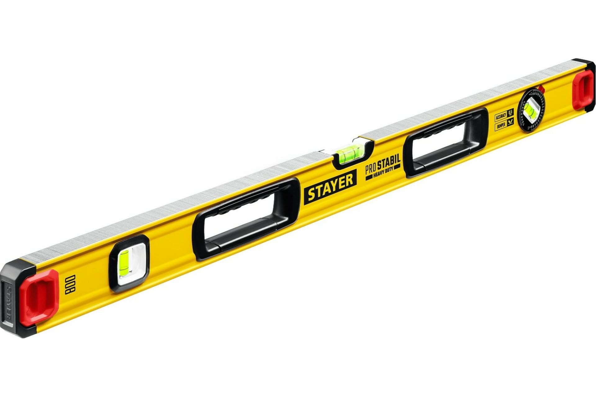 Уровень магнитный  800 мм с двумя фрезерованными поверхностями STAYER PROFESSIONAL 