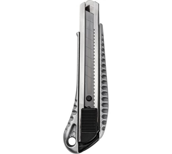 Нож алюминиевый корпус 18мм "AV Steel" AV-900718