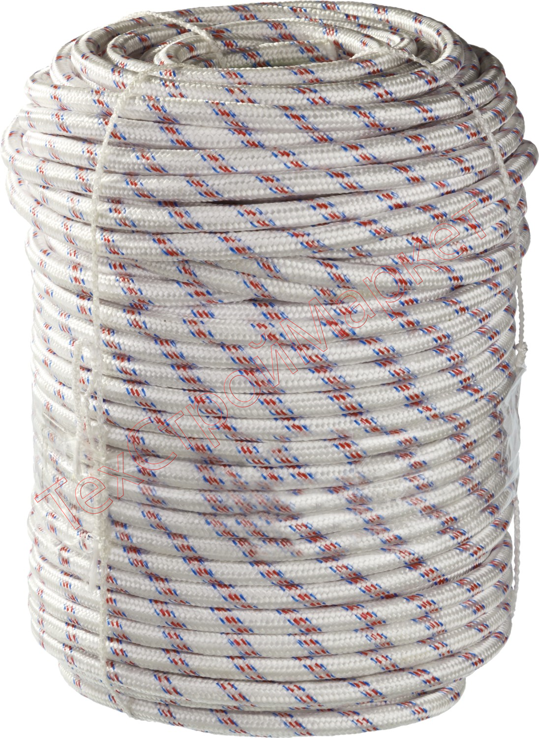 Фал плетёный полипропиленовый СИБИН 24-прядный с полипропиленовым сердечником, диаметр 12 мм, бухта 100 м, 1000 кгс
