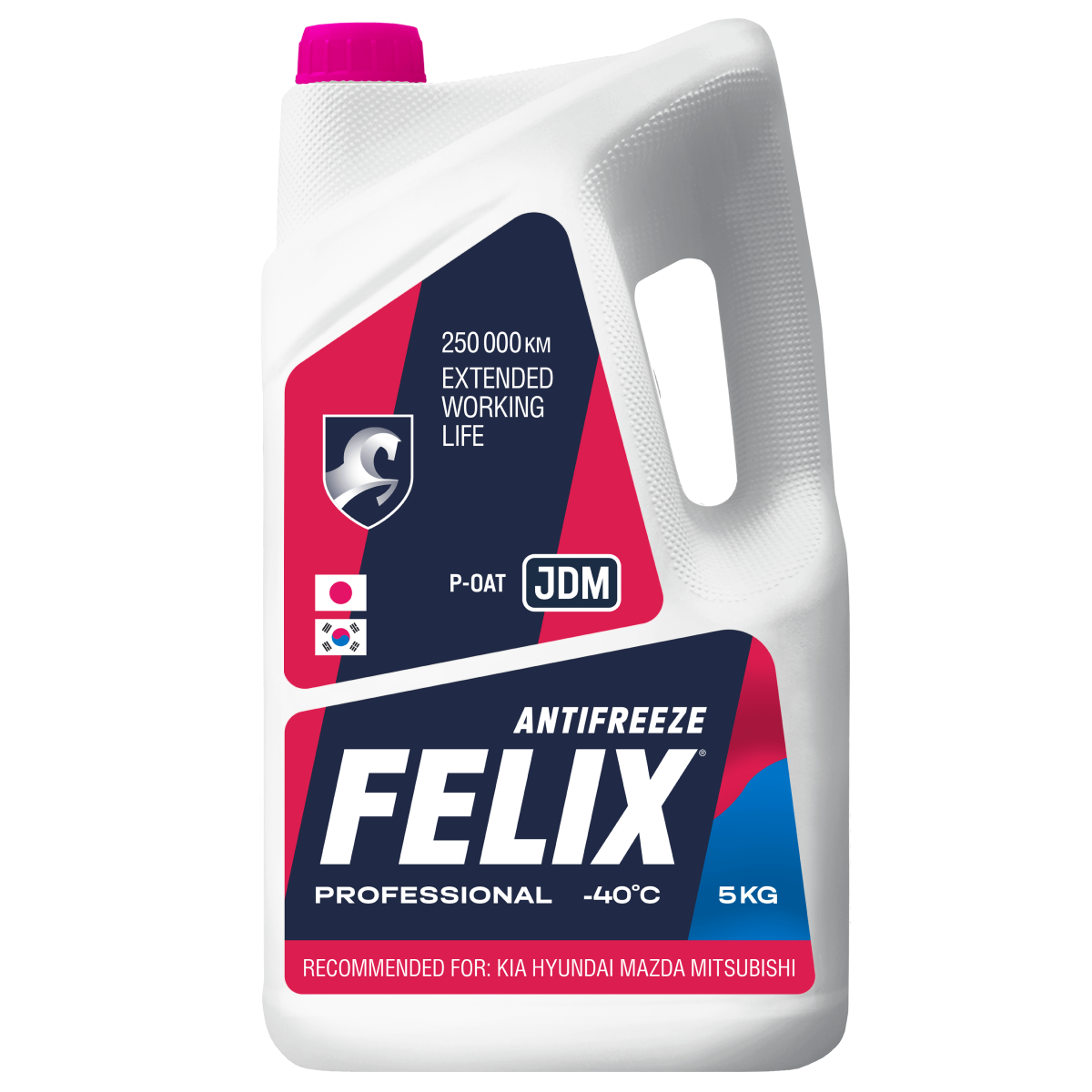 Антифриз G-12++ розовый (5кг) JDM Pink (FELIX)