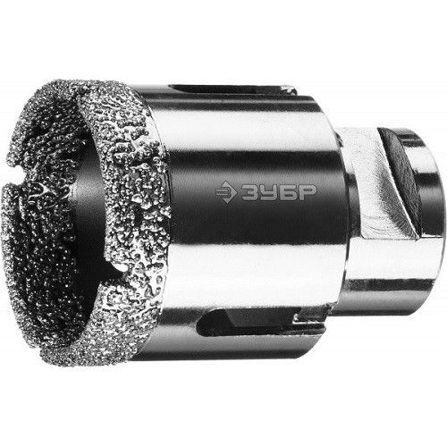 Коронка алмазная универсальная, технология ВВС, d=54 мм, посадка М14, ЗУБР Профессионал 29865-54