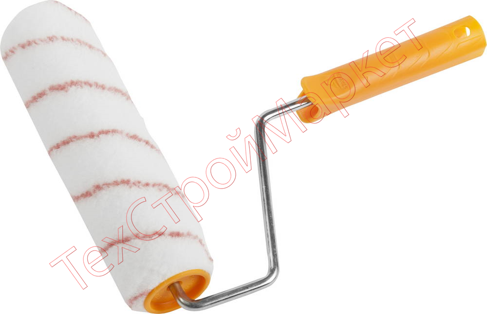 Валик NYLON ПОЛИАМИД малярный в сборе, ворс 12мм, бюгель 8мм, 48х240мм, STAYER Profi