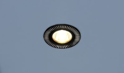 Точечный светильник Elektrostandard 2003 MR16 BK/SL черный/серебро a031487