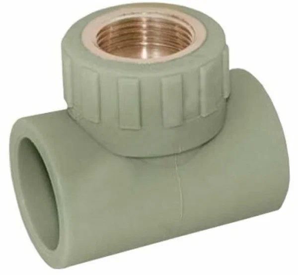 Тройник переходной с внутренней резьбой 25х1/2"х25 (60/15) (Valfex) СЕРЫЙ