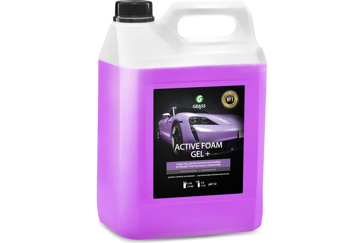 Средство по уходу за автомобилями"Active Foam GEL+" (канистра 6 кг)