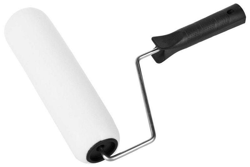 Валик малярный "ПОРОЛОН", 180 мм, d=62 мм, ручка d=6 мм, ЗУБР Стандарт