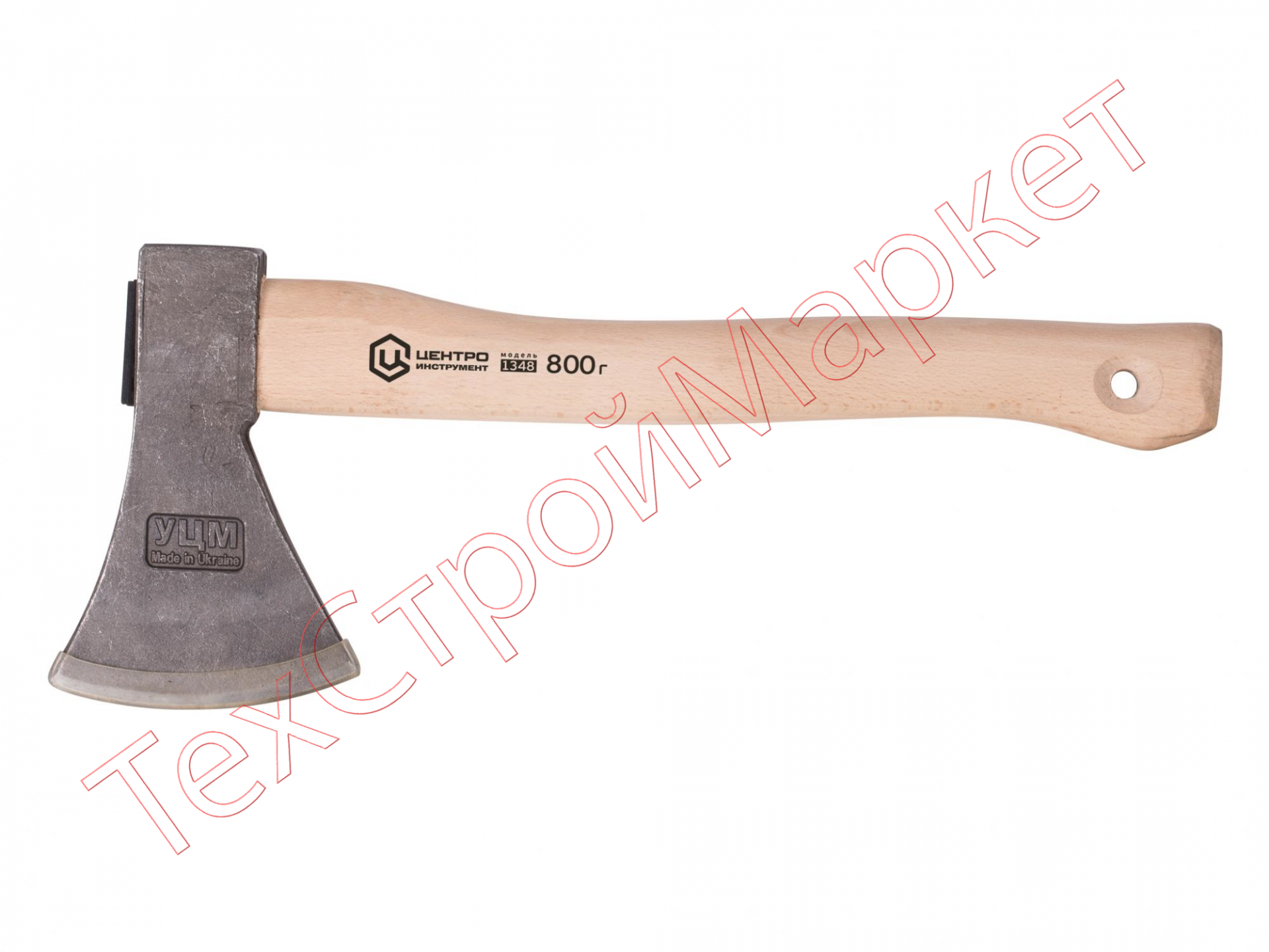 Топор кованный с деревянной рукояткой Центроинструмент 600 гр