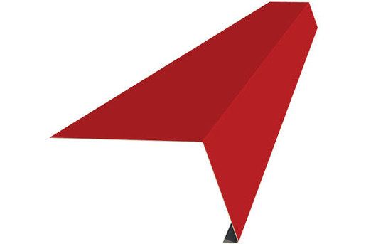 Карнизная планка 100*69*2000 - вишня (3005 ) 