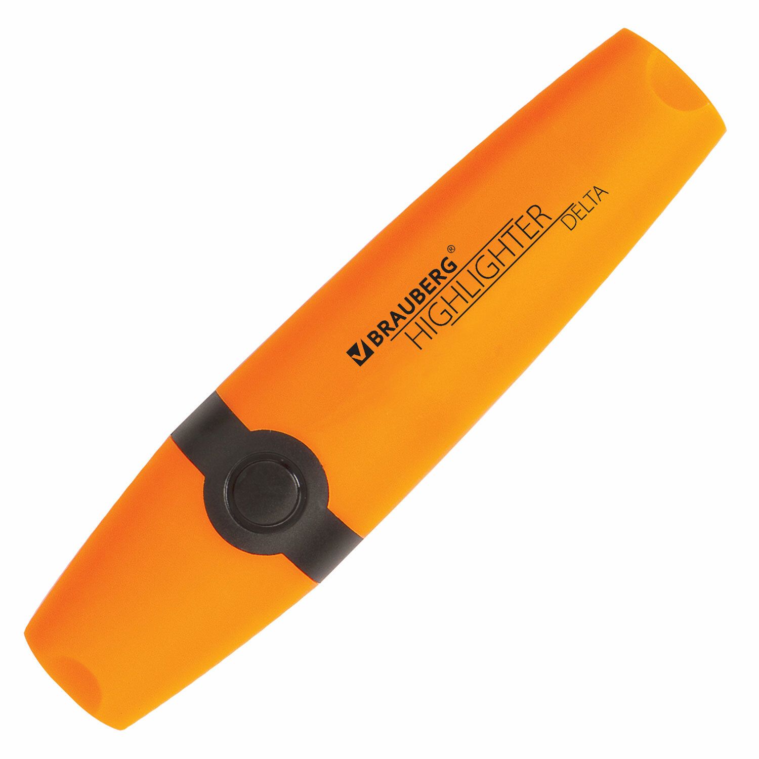 Текстовыделитель BRAUBERG "DELTA", ОРАНЖЕВЫЙ, линия 1-5 мм, 151724