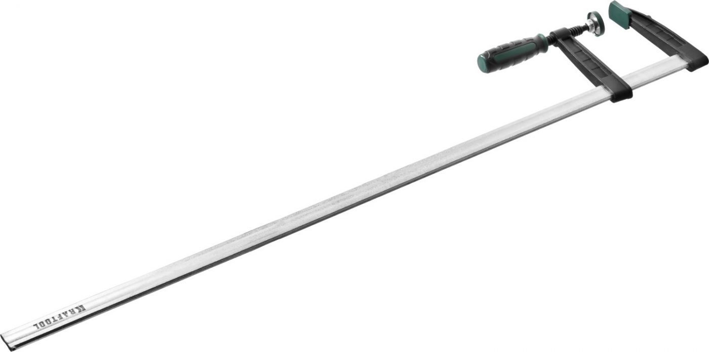 Струбцина, тип "F", DIN 5117, двухкомпонентная ручка, 120х1000мм KRAFTOOL 32011-120-1000