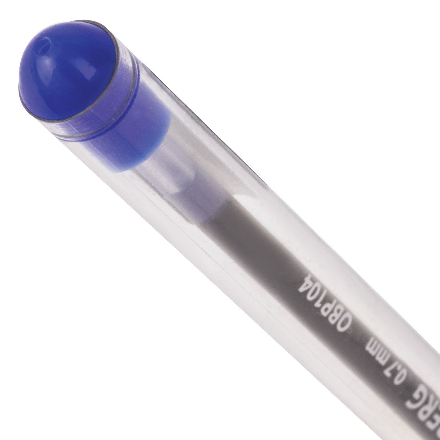 Ручка шариковая масляная BRAUBERG "Smooth Write", СИНЯЯ, корпус прозрачный, узел 0,7 мм, линия письма 0,35 мм, 142682