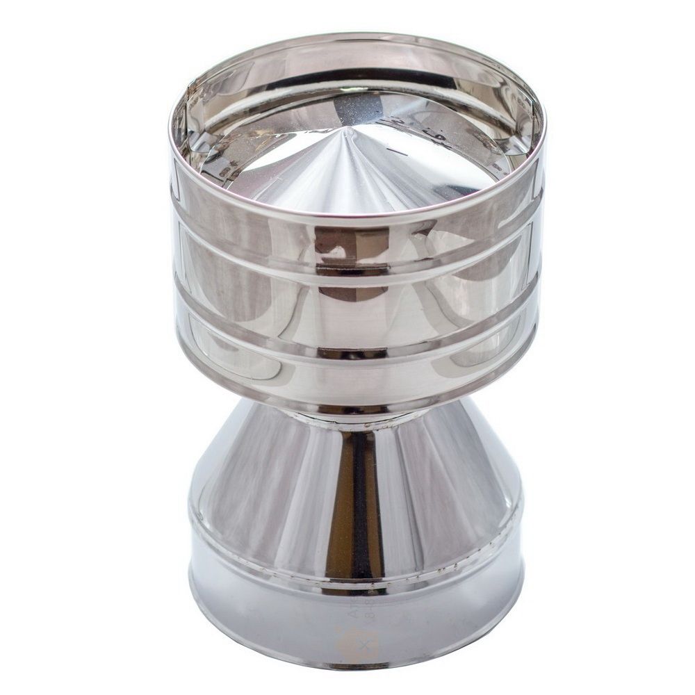 Дефлектор-Оголовок Дымоходофф d-150/230 (Нерж ст.430/0,5мм/Нерж) Конденсат