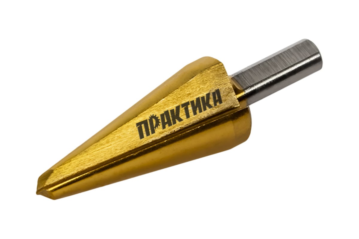 Сверло по металлу конусное 6-20 мм TIN (1шт.), ПРОФИ ПРАКТИКА