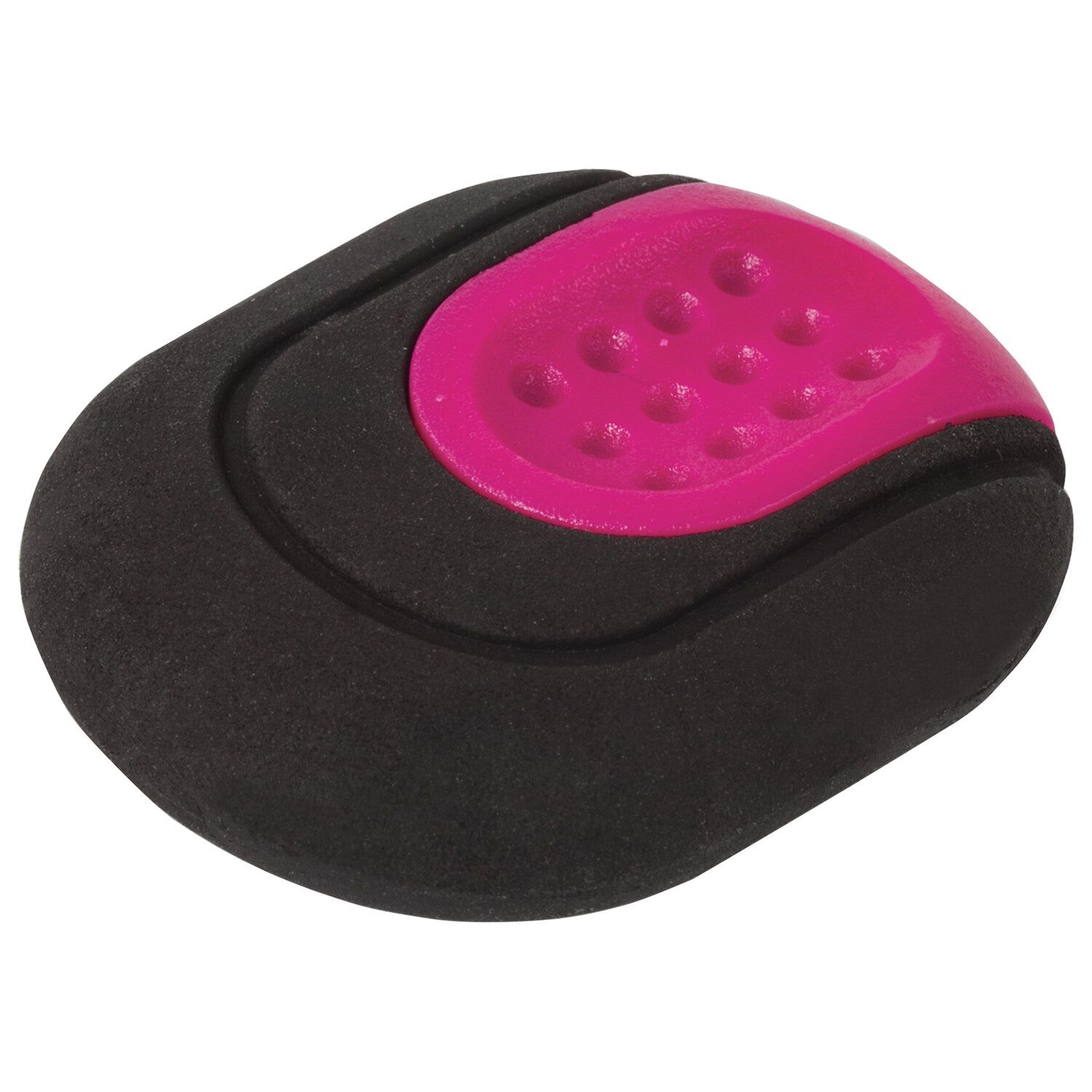 Ластик BRAUBERG "C-Grip", 46х39х12,5 мм, черный, держатель ассорти, 228063