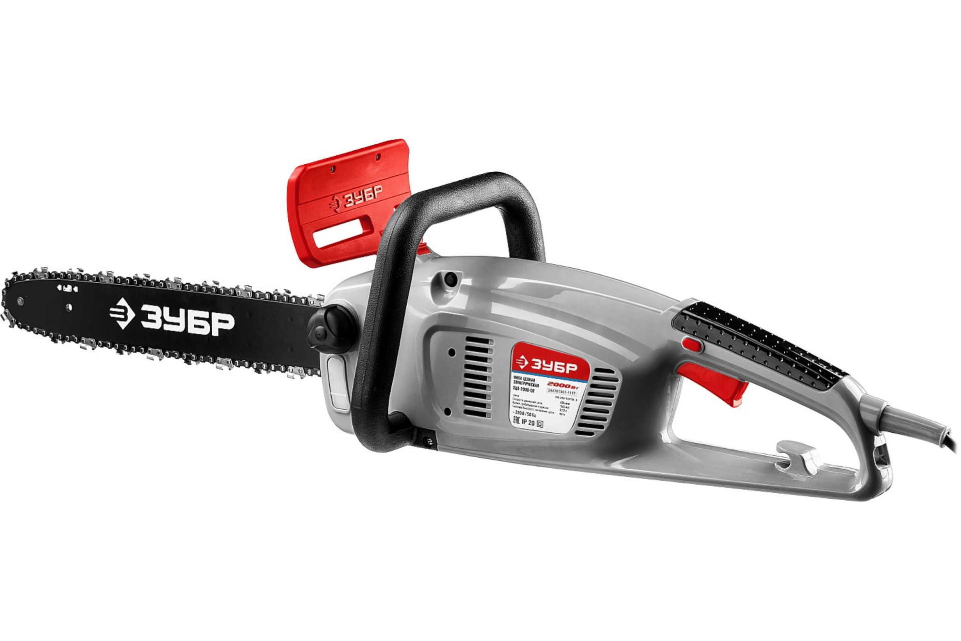 Пила цепная электрическая ЗУБР  2000 Вт, 40 см шина