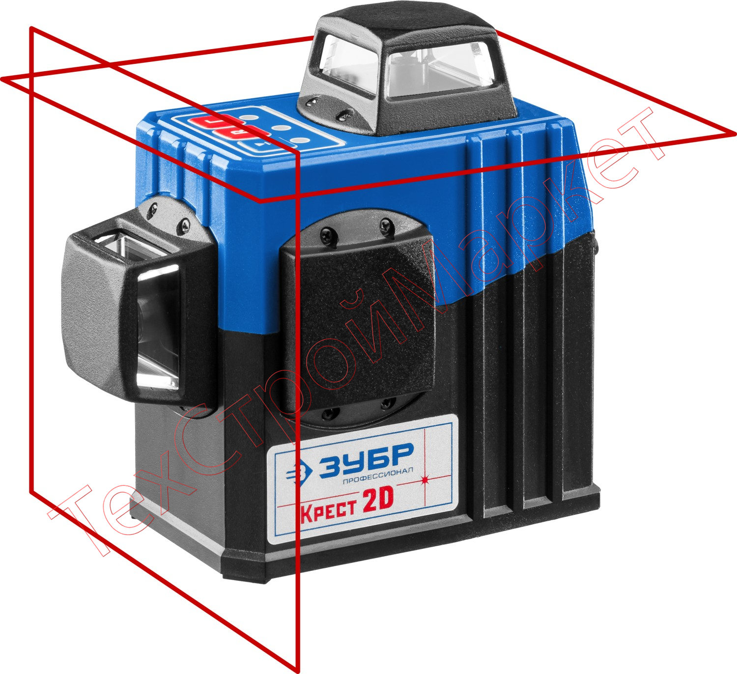 Нивелир лазерный ЗУБР КРЕСТ 2D