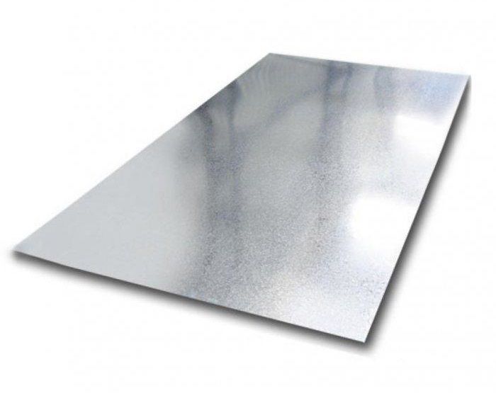 Лист плоский  1,25м*2,0м*0,4мм - оцинкованный