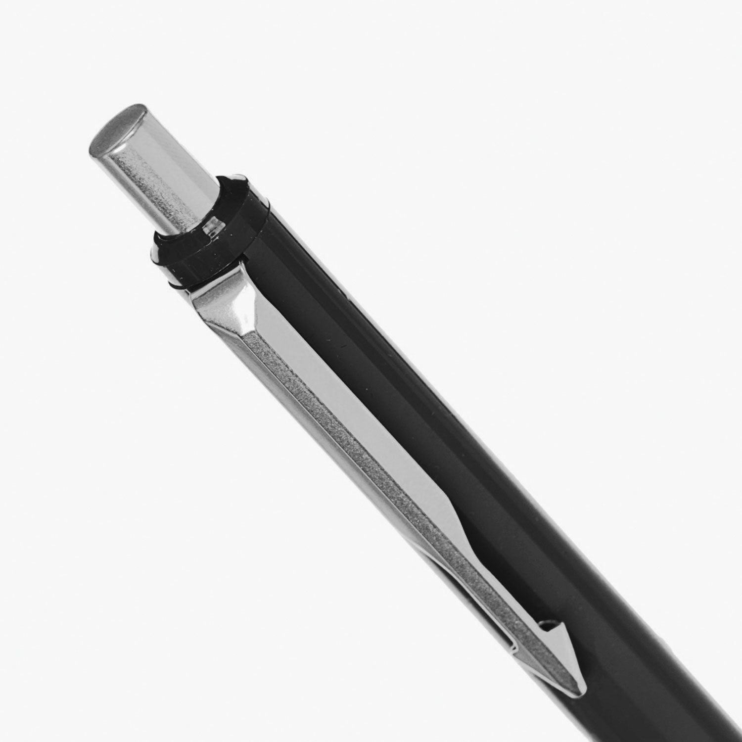 Ручка шариковая PARKER "Vector Standard Black CT", корпус черный, детали из нержавеющей стали, синяя, 2025442