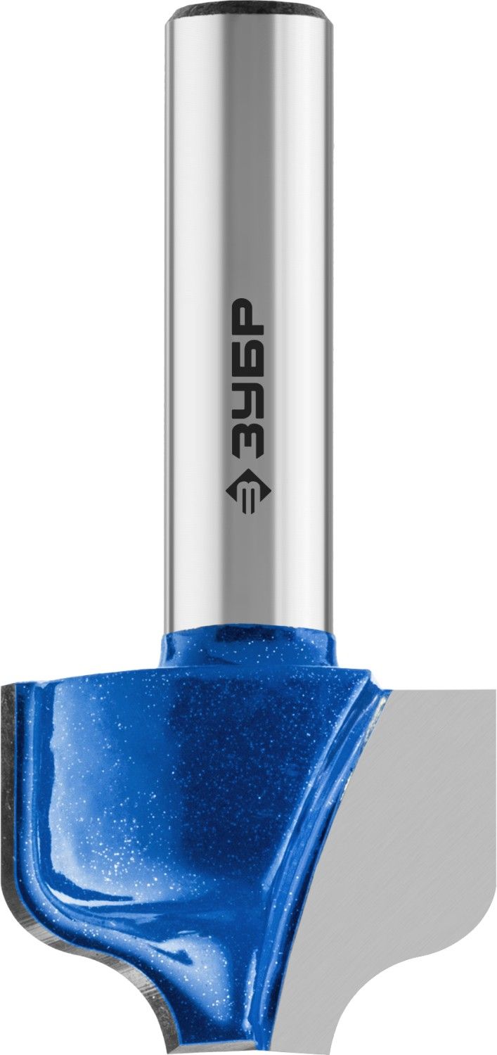 Фреза пазовая фасонная №2, D= 23,8мм, рабочая длина-17,5мм, радиус-4,8мм, хв.-8 мм, ЗУБР Профессионал