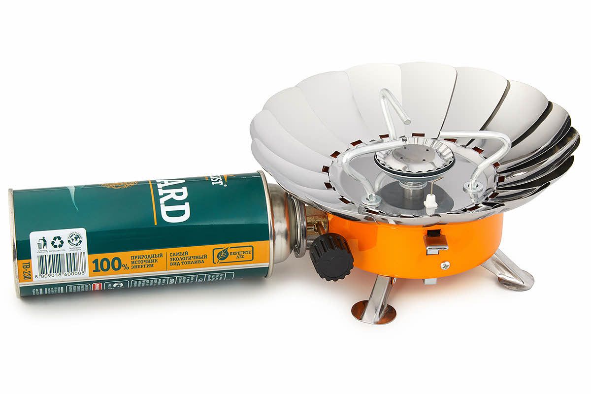 Мини-плита газовая с ветрозащитой TM-400 TOURIST TULPAN-S