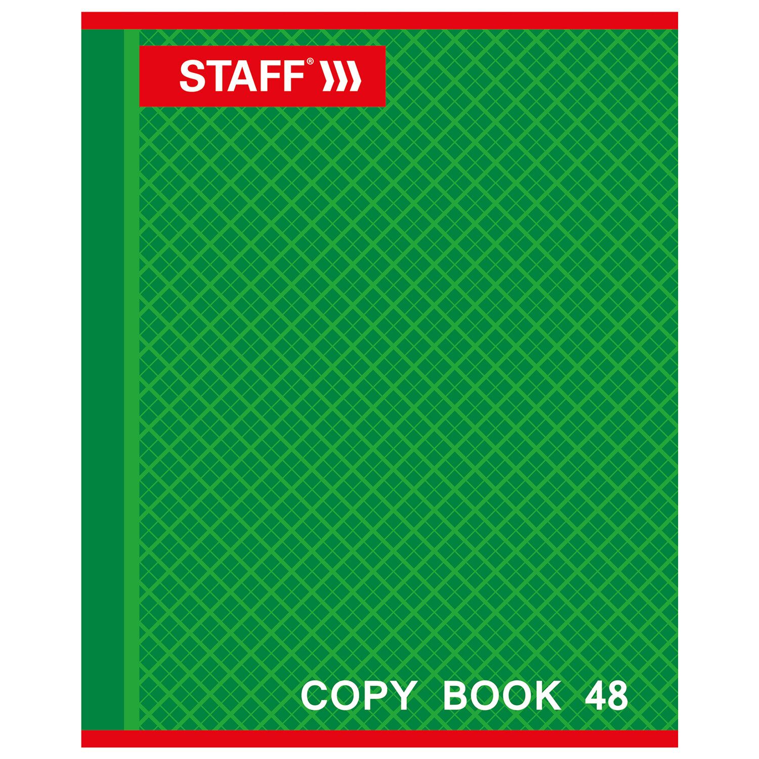 Тетрадь А5, 48 л., STAFF, клетка, офсет №2 ЭКОНОМ, обложка картон, "АБСОЛЮТ", 402784