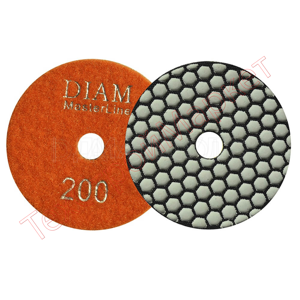 Круг алмазный гибкий шлифовальный Dry сухая 100*2,0 №100 DIAM (черепашка)