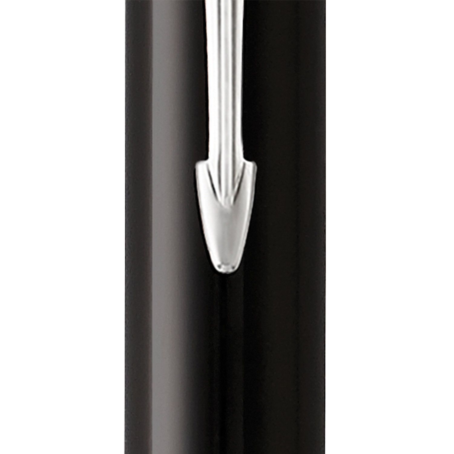 Ручка шариковая PARKER "Duofold Classic Black CT", корпус черный, детали палладий, черная, 1931390