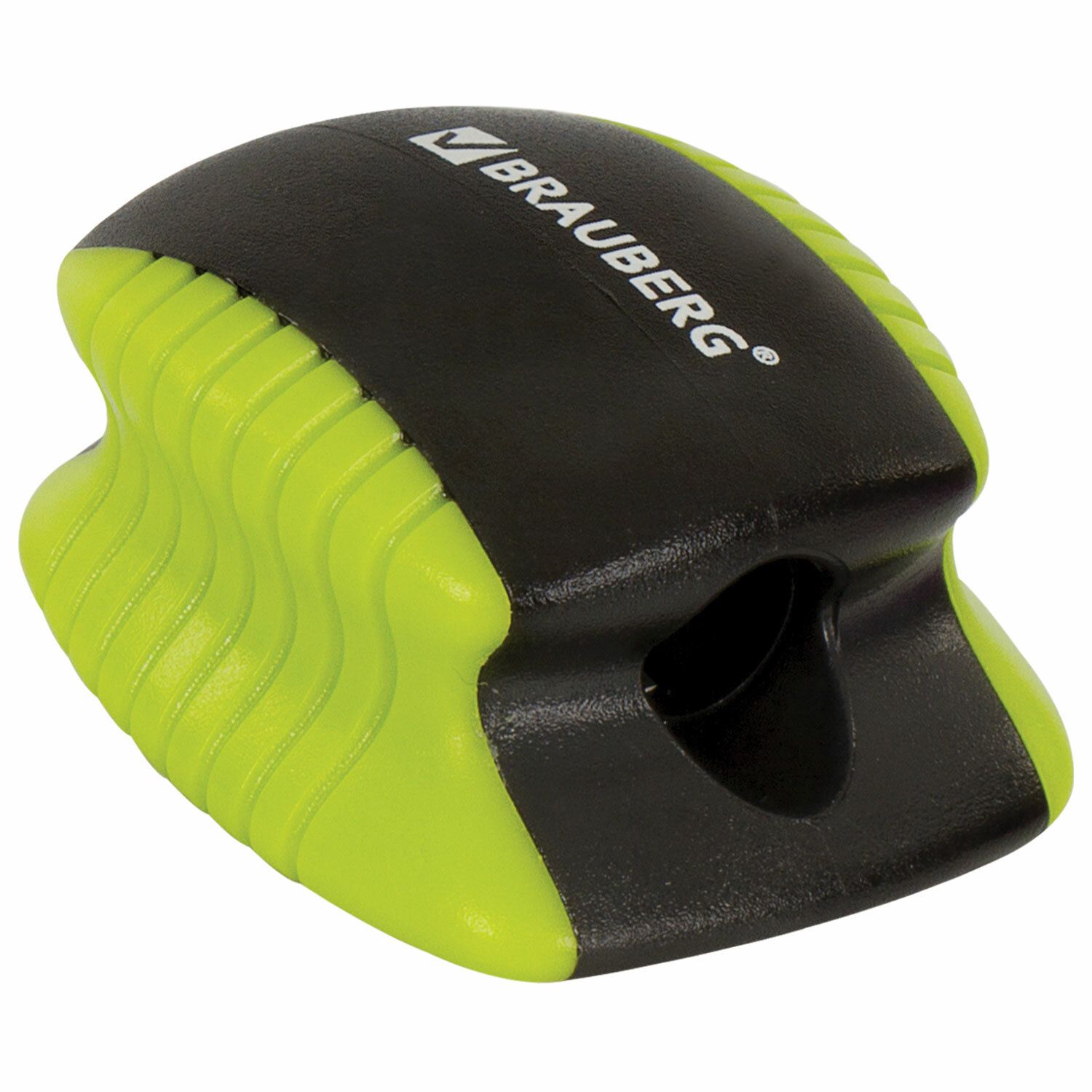 Точилка BRAUBERG "Swift", пластиковая, корпус ассорти, 228466