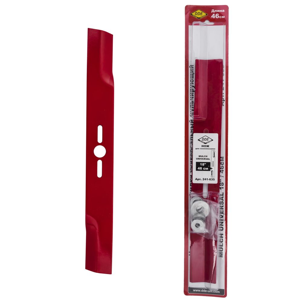Нож для газонокосилки UNIVERSAL DDE MULCH 18/46 см,