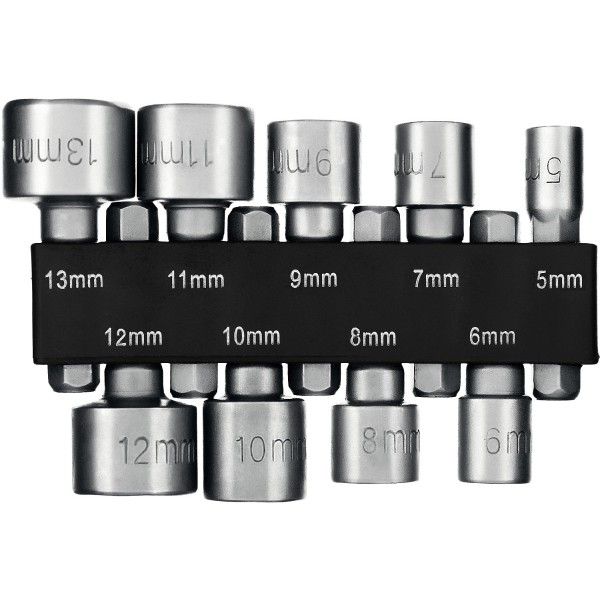 Набор STAYER "MASTER": Биты с торцевой головкой, в держателе, 9 предметов	