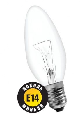 Лампа накаливания стандартная Navigator 94 303 NI-B-40-230-E14-CL свеча прозрачн 15777